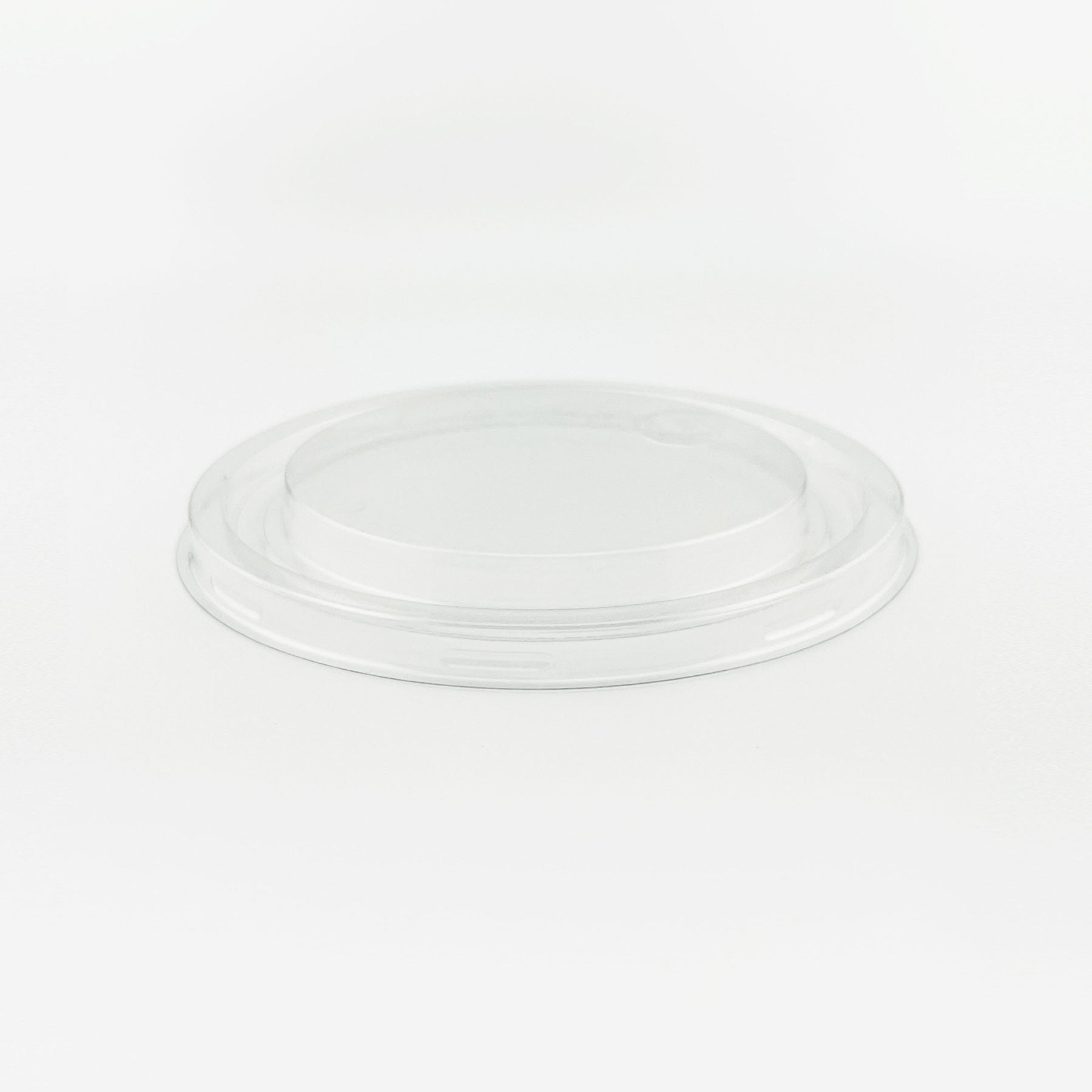 Clear Recycled PET Lid for 36oz. TreeSaver Single Compartment Tray